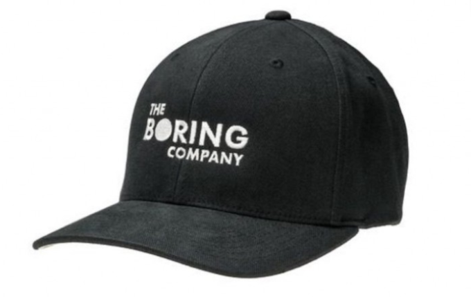 無聊公司出售的帽子。（圖：Boring Company官網）