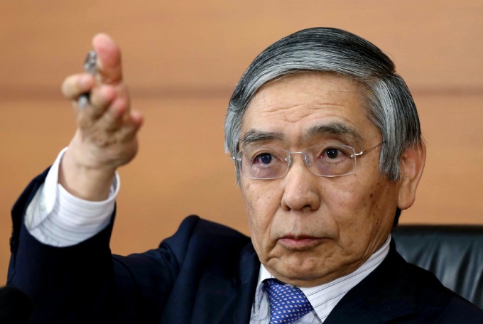 日本央行總裁黑田東彥。(圖:AFP)