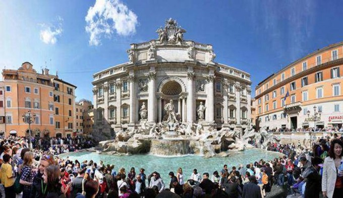 特雷維噴泉(Fontana di Trevi) (圖：百度旅遊、FX168財經網)