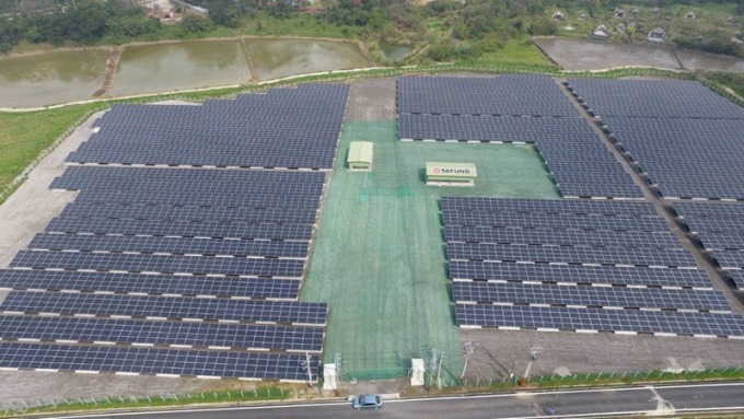 掩埋場土地活用 大同太陽光電系統 桃園5案場年發電量325萬度