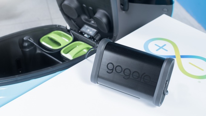 GoCharger Mobile隨車電池充電器。(圖：Gogoro提供)