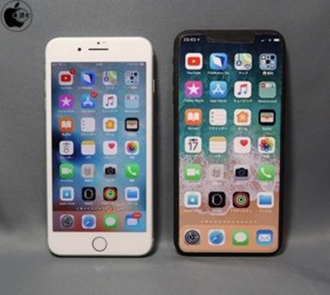iphone 8 Plus （左）預測2018年新iPhone（右）圖：9to5mac