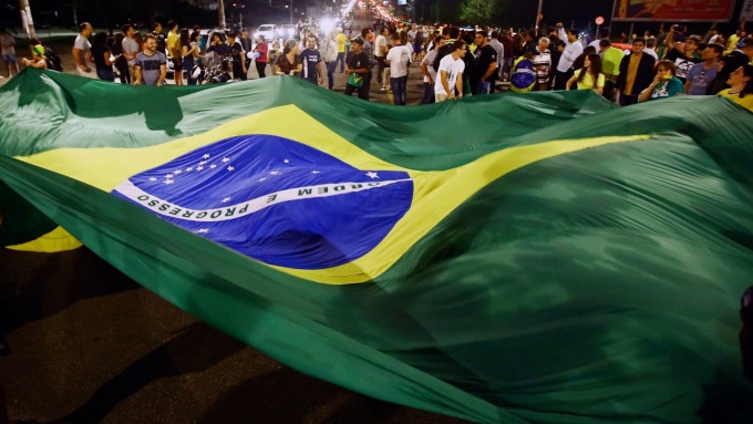 巴西國旗(圖:AFP)