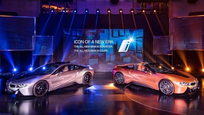 全新BMW i8 Coupe和BMW i8 Roadster。(圖：BMW提供)