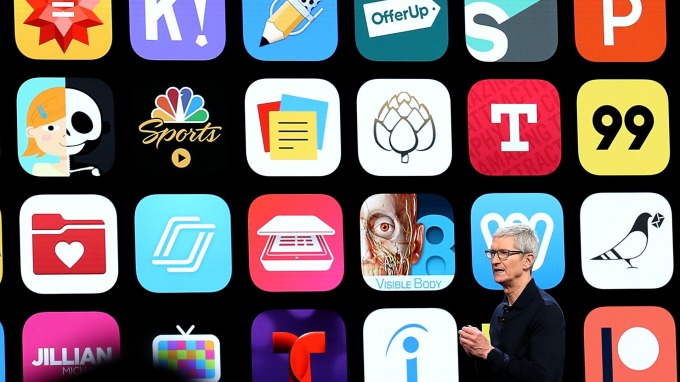蘋果app開發準則明禁挖礦程式。圖：AFP