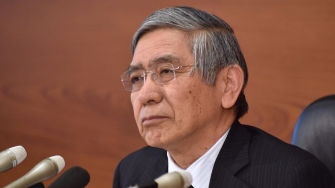 日本央行總裁黑田東彥 Haruhiko Kuroda 圖片來源:afp