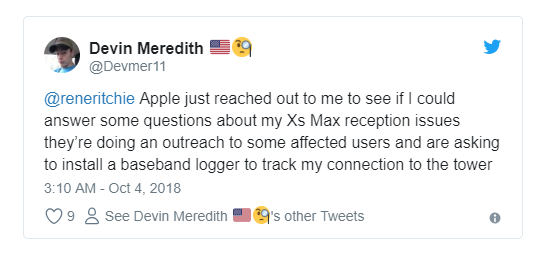 用戶表示收到蘋果的聯繫(圖:Mac Rumors)