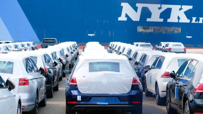 德國汽車製造商去年向美國出口價值 200 億美元的汽車。(圖：AFP)