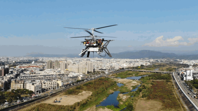 雷虎空中通訊無人機。(圖：雷虎提供)