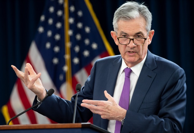 聯準會 (Fed) 主席鮑爾。(圖:AFP)