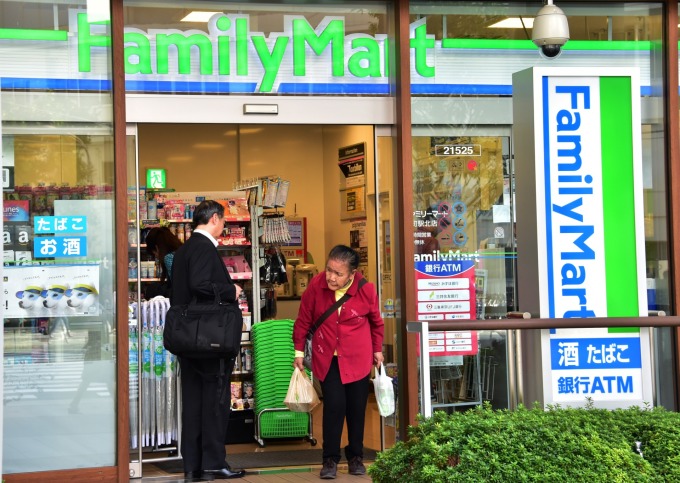 日本的全家便利商店 (圖:AFP)