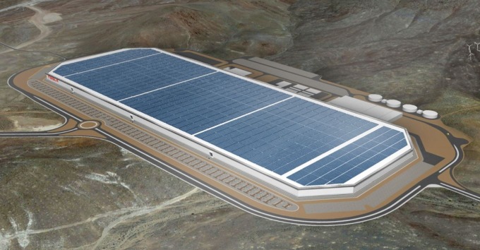 TESLA為在內華達州的Gigafactory （圖：翻攝自TESLA官網）