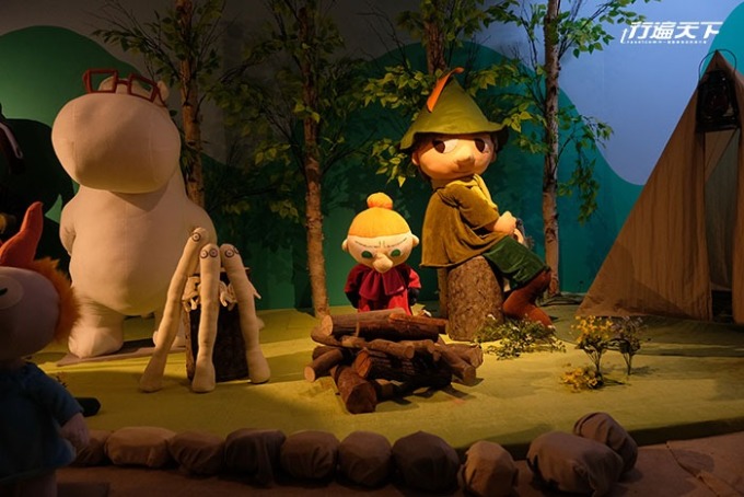 毛巾美術館還有來自芬蘭的卡通人物「嚕嚕米(Moomin)的世界」主題展覽。