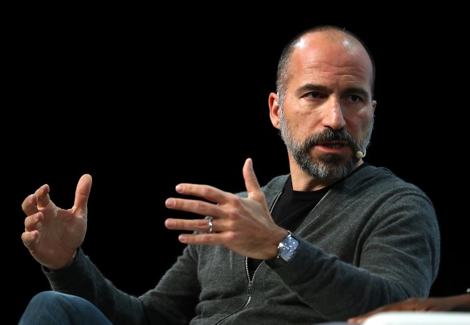 優步 (Uber) CEO Khosrowshahi。(圖:AFP)