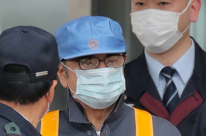日前被日本檢方釋放的前日產董事長高恩 (圖:AFP)