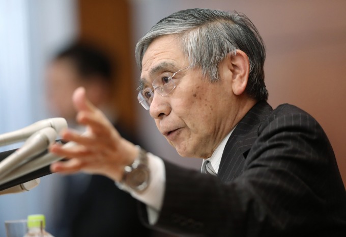 日本央行總裁黑田東彥 (圖:AFP)