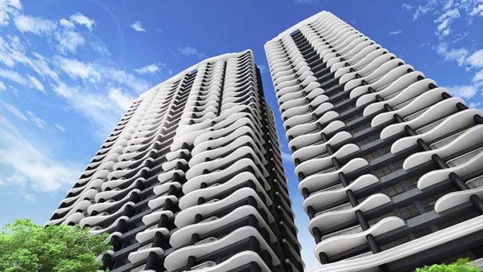 碧波白外觀為澳洲PTW團隊設計，結構為SRC鋼骨鋼筋混凝土，內外皆以最高規格建造。