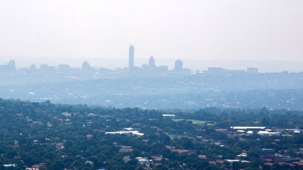 南非地區的空氣污染問題嚴重（圖:BBC）