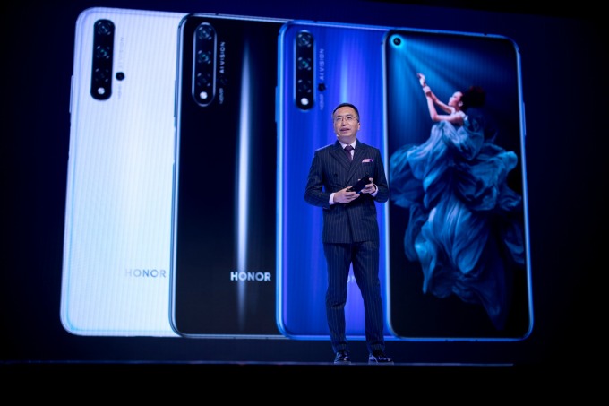 華為榮耀推出最新旗艦機 Honor 20 Pro、Honor 20 與 Honor 20 Lite (圖片:AFP)
