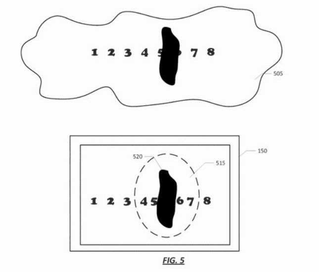 蘋果專利中解釋了如何扭曲現實世界場景的圖示 (圖片: 翻攝自 Apple Insider)