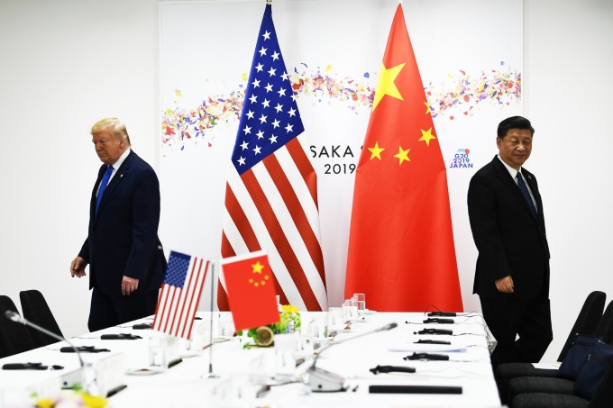 特朗普表示美中要达成贸易协议还有很长的路要走。(图片:AFP)