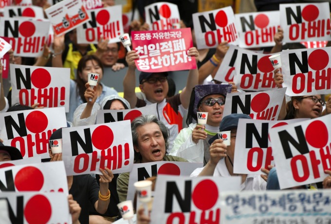 重磅!韩国最快在 8 月 2 日将遭日本从白色名单上除名。(图片:AFP)