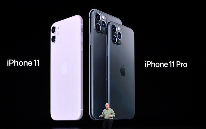 蘋果週二秋季發布會上推出旗艦新機 iPhone 11/Pro/ Pro Max。(圖片：AFP)