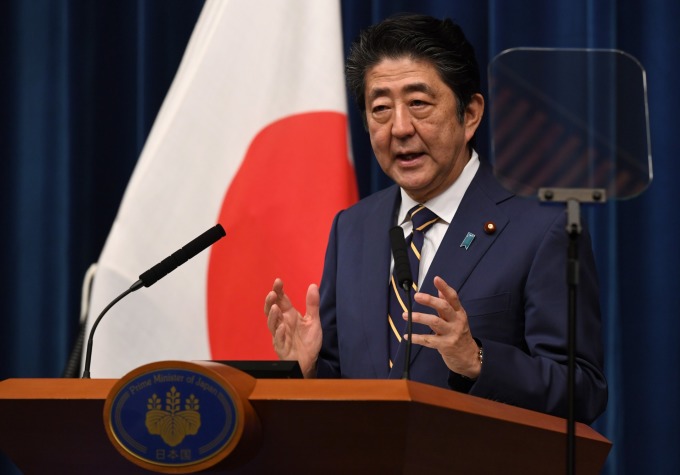 日本首相安倍晉三。(資料照片) (圖片:AFP)