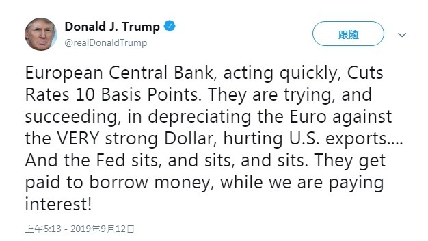 圖片來源:DonaldTrump's Twitter