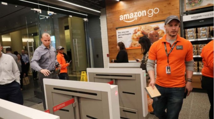亞馬遜無人商店 Amazon Go(圖片: AFP)