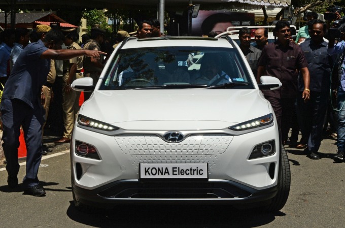 現代汽車的電動車NONA (圖片:AFP)