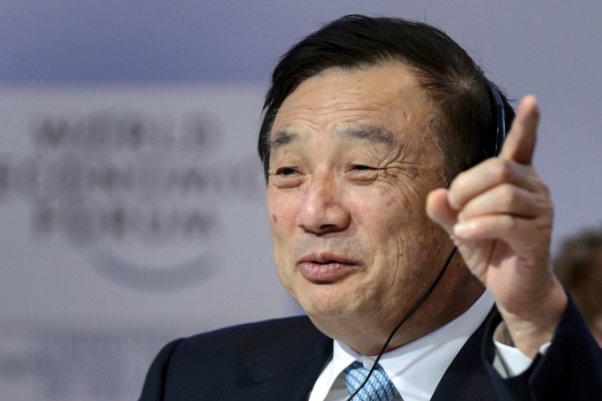 華為總裁任正非 (資料照片) (圖片:AFP)