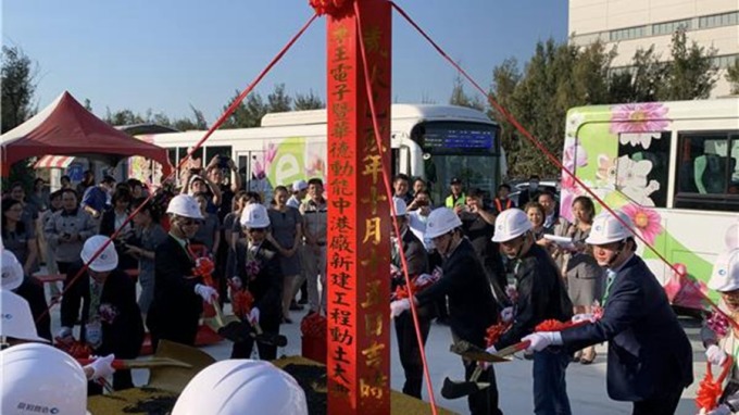 車王電中港加工區新廠動土，打造電動車智慧生產基地。(圖：經濟部提供)