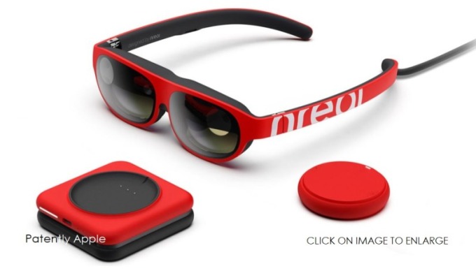 Nreal AR眼鏡(圖片:patentlyapple.com)