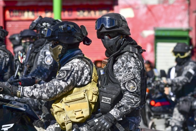 玻利維亞鎮暴警察 (圖: AFP)