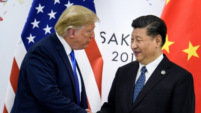 (圖一：中美貿易戰爭真已在2019年12月15日塵埃落定？AFP)
