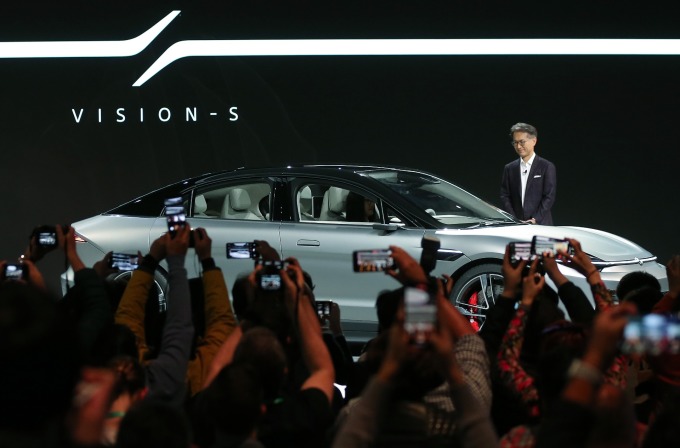 SONY Vision-S (圖片:AFP)