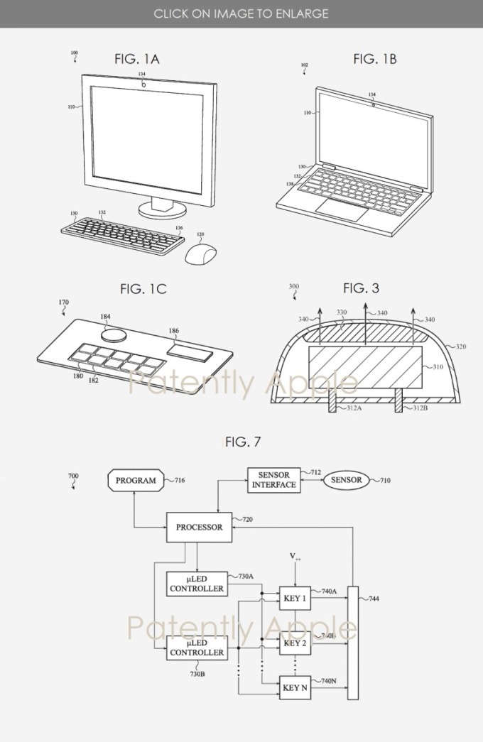 蘋果專利示意圖 (圖片: patentlyapple.com)