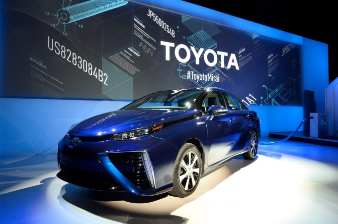 日本豐田的FCV Mirai (圖片:AFP)