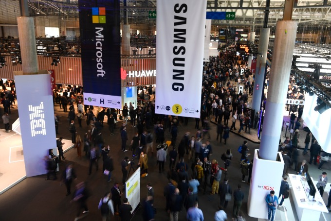 2020 MWC 南韓 LG 退展 憂客戶員工感染武漢肺炎 (圖片:AFP)