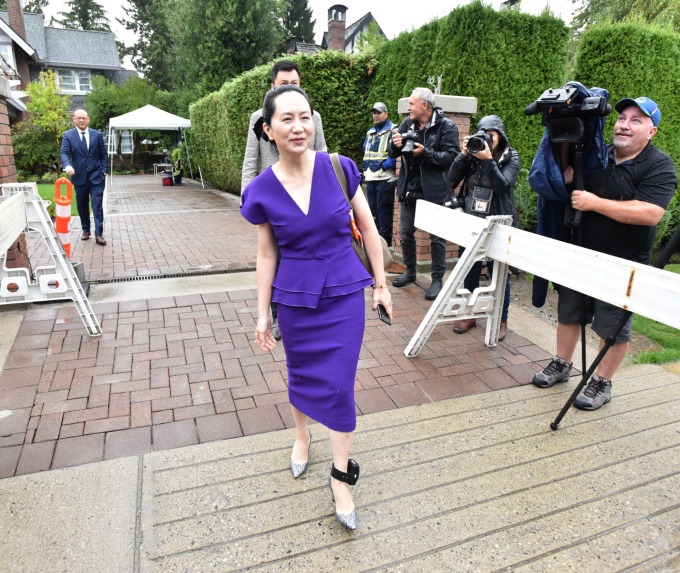 華為財務長孟晚舟 (圖片: AFP)