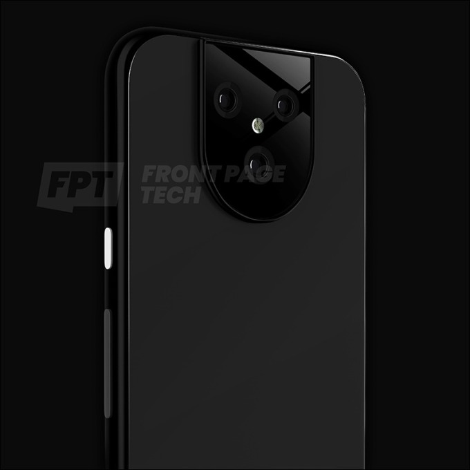 Pixel 5 外觀渲染圖 (圖 : FRONT PAGE TECH)