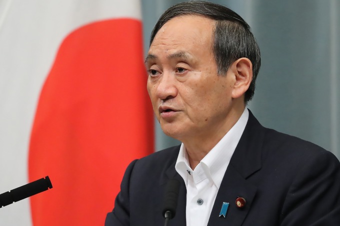 日本官房長官菅義偉 (圖片:AFP)