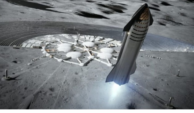 Starship 火箭示意圖 (圖片: CNBC)