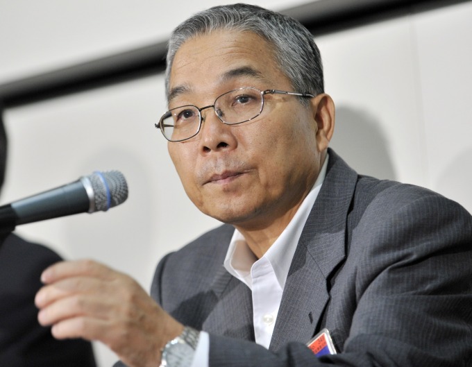 紫光高級副總裁坂本幸雄 (圖片:AFP)