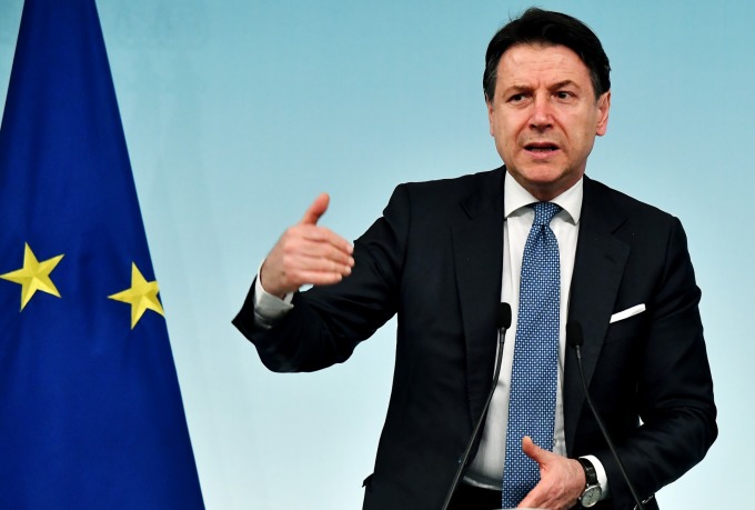 Giuseppe Conte 。(圖片:AFP)
