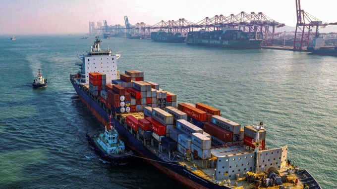 港口冷清清 敲響美國經濟警鈴。(圖:AFP)