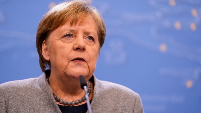 梅克爾：預計將有60%至70%的德國人感染武漢肺炎(圖片：AFP)