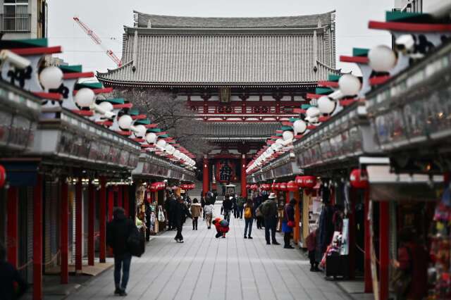武肺重創日本觀光 3 月入境旅客大減逾 9 成 (圖片:AFP)