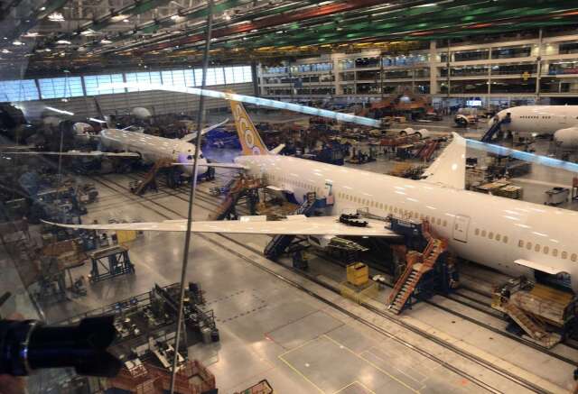 波音生產未消化 日本速霸陸、川崎重工飛機零件工廠停工 (圖片:AFP)
